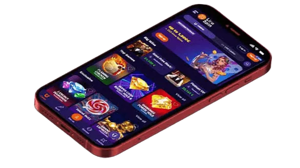 Capture d'écran de l'app LiraSpin Casino